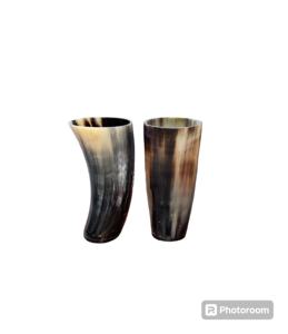 Cristalería de cuerno hecha a mano de la mejor calidad Vaso para beber con textura orgánica para uso en hoteles Elegante por RNC - Product Image 4
