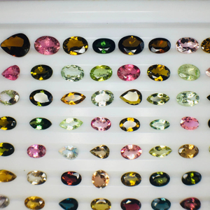 Excelente calidad AAA Natural Multi Turmalina Piedra preciosa suelta con brillo AAA perfecto haciendo pulido disponible a precio barato - Product Image 2