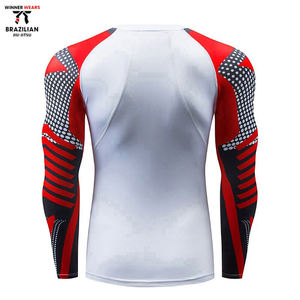 2022 Best Design Customized Logo Printing Quick Dry <b>Rash</b> <b>Guard</b> for <b>Men</b> High Quality Polyester Material Short Sleeves Anti-UV - Product Image 2