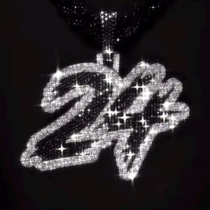 Collar con colgante de diamante de moissanita 24 helada personalizado, joyería de moda lujosa de alta calidad para bodas y regalos - Product Image 1