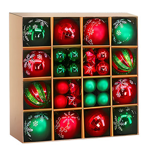 Set di 44 Ornamenti Natalizi in Cristallo di Alta Qualità, Personalizzabili con Stampa UV, Decorazioni per la Casa per Uso Tutto l'Anno, Confezionati in Scatola - Product Image 3