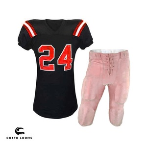 Maillot de football américain personnalisé de haute qualité et vêtements d'équipe d'usine uniformes en polyester extensible respirant - Product Image 4