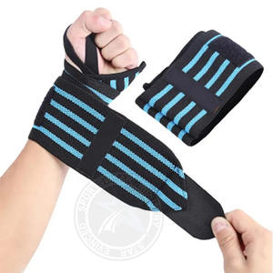 Sangles d'haltérophilie de gymnastique populaires personnalisées enveloppes de poignet pour l'haltérophilie musculation - Product Image 1