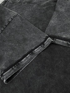 Camiseta Vintage Holgada de Algodón 100% Pesado, Nueva, al por Mayor, Personalizada para Hombre, Camiseta Vintage Extra Grande para Hombre - Product Image 4