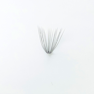 Promade Hecho a mano Hy-Lon Fiber Ombre Mega Volume CC Curl Premade Eyelash Fans 16mm D0.03 18D Alta calidad al por mayor - Product Image 5