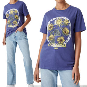 Camisetas gráficas unisex con pantalla de lavado ácido 230GSM camiseta inversa de gran tamaño Vintage Puff con logotipo personalizado listo para el verano - Product Image 5