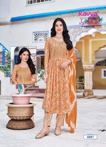 คูร์ติแคปซูลด้านล่างพร้อมคอลเลกชัน dupatta แคตตาล็อกเต็มรูปแบบที่มีอยู่ในอัตราขายส่งเหมาะสำหรับสวมใส่ในงานปาร์ตี้ - Product Image 6