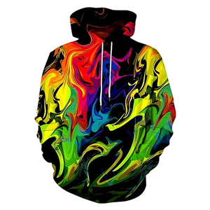 Sweat-shirts à capuche unisexes personnalisés de haute qualité, style streetwear décontracté, hiver, sublimation, 100% polyester, respirant - Product Image 1