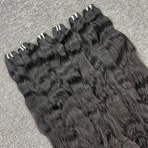 Onda natural en el cabello de la trama, cabello humano 100%, cabello crudo vietnamita Un donante - Product Image 4