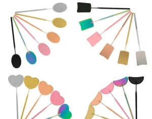 Custom Logo Stainless Steel Eyebrow <b>Mirror</b> Eyelash Extensions Accessories <b>Square</b> Lash <b>Mirror</b> Eyelash <b>Mirror</b> - Product Image 6