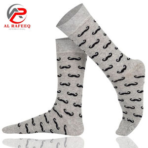 Chaussettes de Travail Pratiques pour Hommes, en Coton Peigné de Haute Qualité, Chaussettes Habillées Tendance, Semelle Robuste et Durable avec Logo - Product Image 3