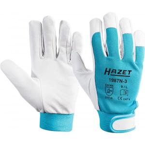 Hazet Genuine <b>Leather</b> <b>Working</b> Gloves Cutting & Forming <b>Tools</b> - Product Image 1