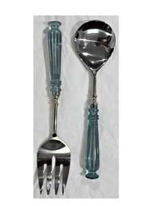 Cuillère en acier de meilleure qualité avec poignée en résine pour serveur de conception de fourchette avec mariage et cuisine à domicile - Product Image 6