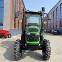 60 PS starker landwirtschaftlicher Traktor für Obstgärten, Felder und Nassfelder
