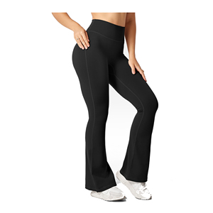 Wholesale Cotton Women <b>Pants</b> High Waisted Long Straight Flare <b>Pants</b> for Women Sweat <b>Pant</b> Women - Product Image 1