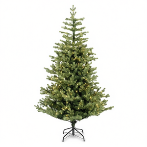 Árbol de Navidad Decorado Verde GENEVA de Amicasa, 360 Luces LED, Material de PVC y PE, 180 cm de Altura, 116 cm de Diámetro, Modelo 9670065 - Product Image 3