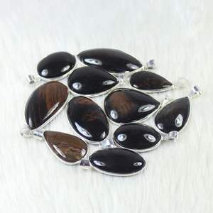 จี้อัญมณีทองแดงออบซิเดียนสไตล์โบฮีเมียนพร้อมชุดกรอบสำหรับเป็นของขวัญ - Product Image 2