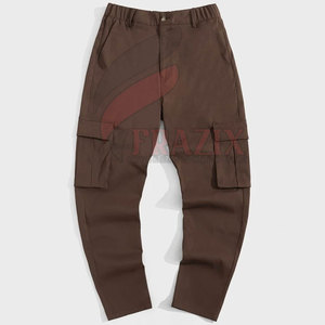 Pantalones Cargo de Algodón 100% para Hombre, Diseño Moderno, Casuales, Ligeros, Lavado Oscuro, Servicio OEM, Cómodos, Transpirables y Ecológicos - Product Image 1