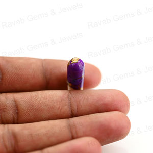 ลดราคาวาเลนไทน์ ขายส่ง หินมุกธรรมชาติสีม่วง 9x30 มม. รูปทรงหยดน้ำเรียบ หินควอตซ์บำบัดสำหรับทำเครื่องประดับ - Product Image 4