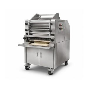 Machine à étaler la pâte automatique commerciale, presse à nouilles en acier inoxydable, épaisseur réglable, pour boulangerie et cuisine - Product Image 6