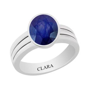 Certified 14k Fine Jewelry Stunning 8.3cts Blue Sapphire Neelam Silver <b>Ring</b> Everyday Wear Statement Style IGI <b>Emerald</b> Cut - Product Image 1