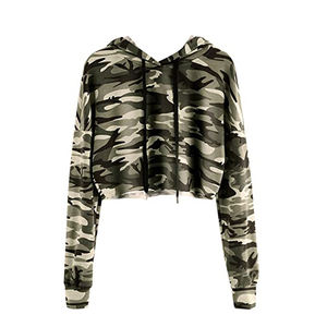 เสื้อฮู้ดสวมหัวสำหรับผู้หญิงเสื้อครอปไซส์ใหญ่พิเศษออกแบบโลโก้ได้ตามต้องการ - Product Image 3