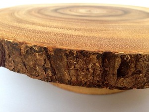 Handcrafted Solid Wood Cake Stands Natural Finish Eco-Friendly for Bakery - Product Image 2