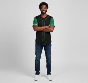 Uniforme de Béisbol Personalizado para Adultos, Jersey con Botones, Logotipo del Equipo Sublimado, Talla Grande, Antibacteriano y Transpirable - Product Image 5