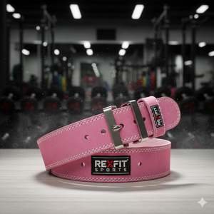 Ceinture de musculation à verrouillage automatique REXFIT SPORTS pour hommes et femmes |   Soutien dorsal à libération rapide pour la musculation et l'haltérophilie - Product Image 1
