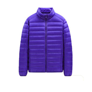 Blouson d'hiver matelassé brillant pour homme, nouveau design, avec logo personnalisé, rembourrage chaud, vente en gros, style bomber en jean 2026 - Product Image 2