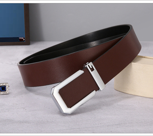 Cinturón de Cuero Genuino de Alta Calidad, Cinturón de Cuero Real, Cinturón de Diseñador de Moda para Jeans - Product Image 5