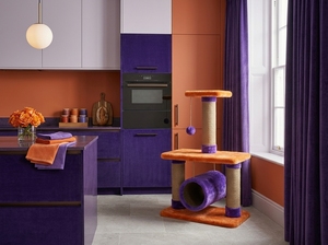 Árbol para Gatos de Lujo Moderno de Múltiples Niveles – Poste Rascador de Yute Premium con Cueva Acogedora y Plataformas - Product Image 3