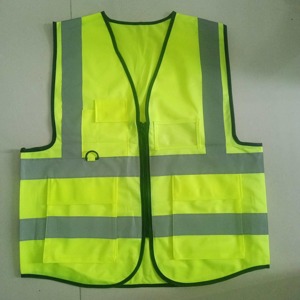 Gilet de sécurité industriel personnalisé avec logo, classe 1 ANSI, haute visibilité, coupe-vent, imperméable, avec fonctionnalités LED clignotantes - Product Image 5