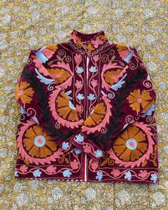 High Quality New Pattern <b>Velvet</b> Suzani Embroidered <b>Jacket</b> Boho Hippie Indian Unisex <b>Jacket</b> Coat Suzani <b>Jacket</b> for <b>Women</b> - Product Image 2