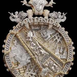 จี้เพชรโมอิสซาไนต์ VVS เงินแท้ 925 สำหรับผู้ชาย สไตล์ฮิปฮอป ปรับแต่งได้หลากหลาย โดดเด่นและมีน้ำหนัก พร้อมโลโก้แบบกำหนดเอง ประดับเพชรเต็มตัว - Product Image 5