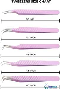 Pinzas de Acero Inoxidable con Punta de Fibra para Hacer Pulseras, Profesionales - Product Image 3