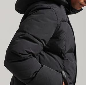 เสื้อแจ็คเก็ตบอมเบอร์ทรงฮิปฮอปคุณภาพสูง ไซส์ใหญ่ ปกพับ สีพื้น สำหรับฤดูหนาว ระบายอากาศได้ดี - Product Image 4