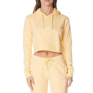 Sudadera con Capucha de Punto Grueso de Invierno, Estilo Vintage, Holgada, para Mujer, Ropa de Calle, Top Corto para Gimnasio, Sudadera con Capucha Personalizada con Estampado ODM - Product Image 6