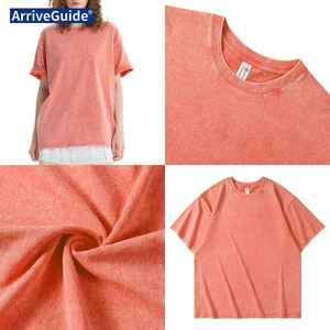 เสื้อยืดลายวินเทจฟอกสีแบบแอซิดวอช คุณภาพสูง เนื้อผ้าหนา 240 กรัม - Product Image 3