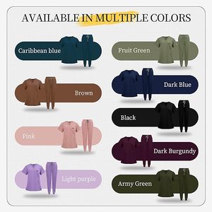 Uniforme personalizado médico enfermería Jogger enfermera Hospital uniforme mujer Top Scrub traje uniformes conjuntos de moda - Product Image 4