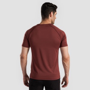 GA Power Tee in Maroon for Gym Workouts Fitness Apparel - Product Image 2