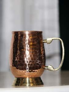 Insulated copper <b>mug</b> with <b>double</b>-<b>wall</b> construction for temperature control At Wholesale Price By HF CRAFTS - Product Image 4