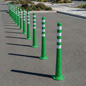 Green 100 X 8 cm TPE Delineator with <b>Socket</b> for Traffic Warning Products - Product Image 2
