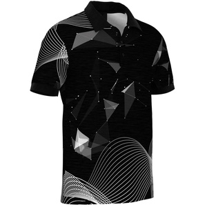 เสื้อโปโลผ้า2025พิมพ์ลายโพลีเอสเตอร์สแปนเด็กซ์แนวสตรีทเสื้อผ้าออกแบบโลโก้ได้ตามต้องการ - Product Image 3