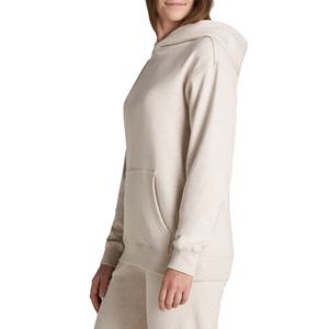 2025 venta al por mayor de alta calidad de las mujeres bordadas suéter suelto 100% algodón Casual Sudadera con capucha deportiva - Product Image 4