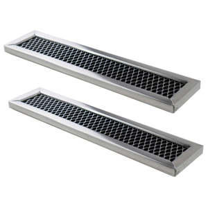 2 แพ็คตัวกรองถ่านไม้สำหรับเตาอบไมโครเวฟแทนที่หมายเลขชิ้นส่วน WB02X11550 ชิ้นส่วนเครื่องใช้ไฟฟ้าในครัวเรือนไฟฟ้ารุ่น WB02X11550CM - Product Image 1