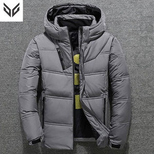 2024 couleur unie rembourré porter hommes veste rembourrée Streetwear nouvelle mode confortable hommes veste rembourrée - Product Image 4