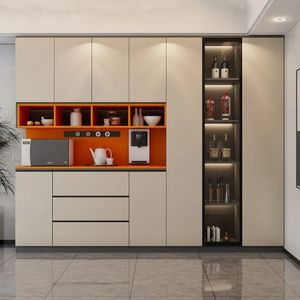 Meuble buffet de salle à manger moderne en gros avec panneaux effet bois, personnalisation usine, échantillonnage rapide, commandes de projets multi-unités - Product Image 2