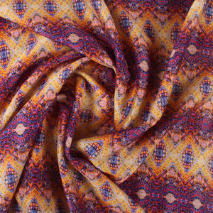 Tela chanderi de alta calidad 100% algodón chanderi puro precio asequible diseño brillante tela de seda de color personalizado - Product Image 1