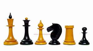 Antique Russian Soviet Handmade Luxury Chess Set with Modern Design Table Board <b>Game</b> Pieces for Children - Product Image 4